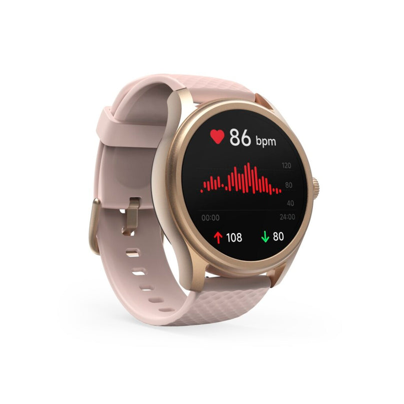 Hama Smartwatch 5010 Rond Slaapbewaking Waterdicht 1.38 Inch Ros&eacute;