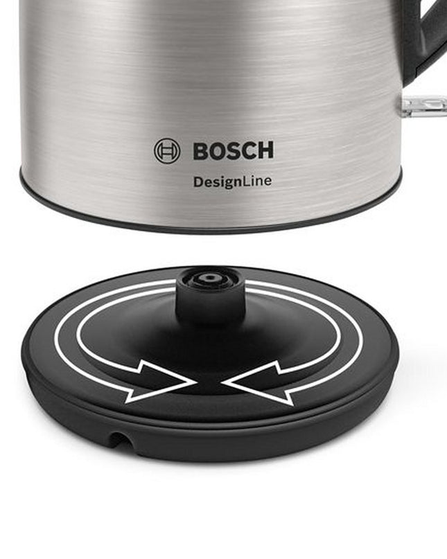 Bosch TWK3P420 Waterkoker 1.7L 2400W RVS/Zwart