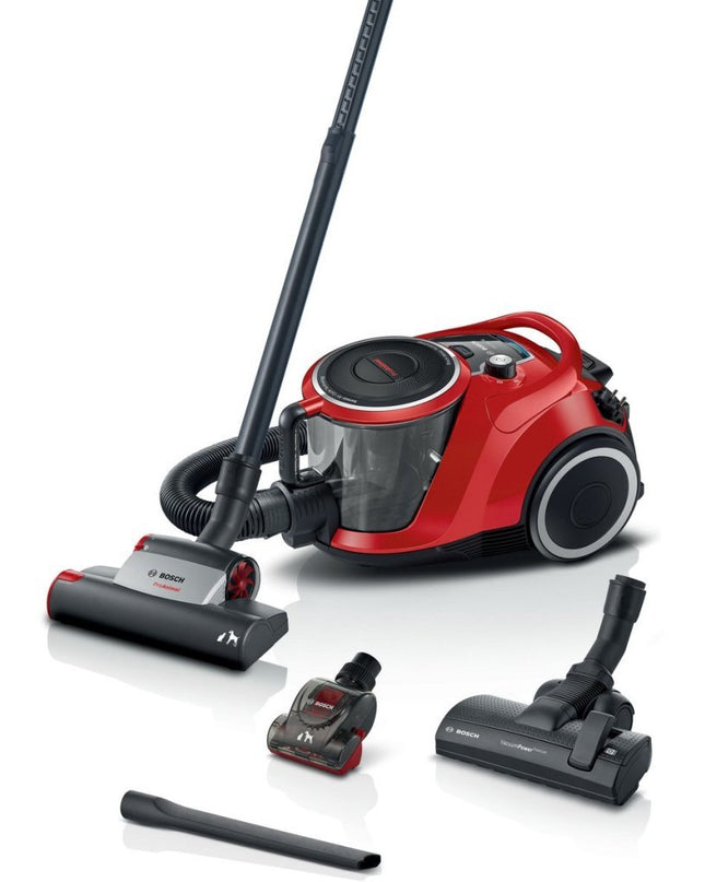 Bosch BGC41PET Pro Animal Stofzuiger 750W Rood/Zwart