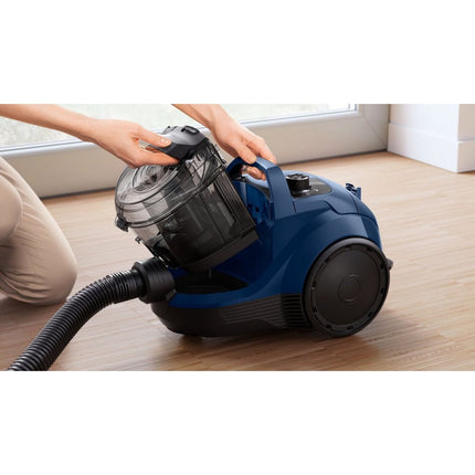 Bosch BGS21X320 Stofzuiger Zonder Zak 550W Blauw/Zwart