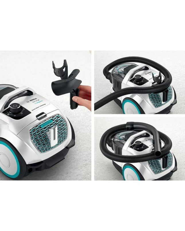 Bosch BGC21HYG1 ProHygienic Stofzuiger Zonder Zak 550W Wit/Zwart