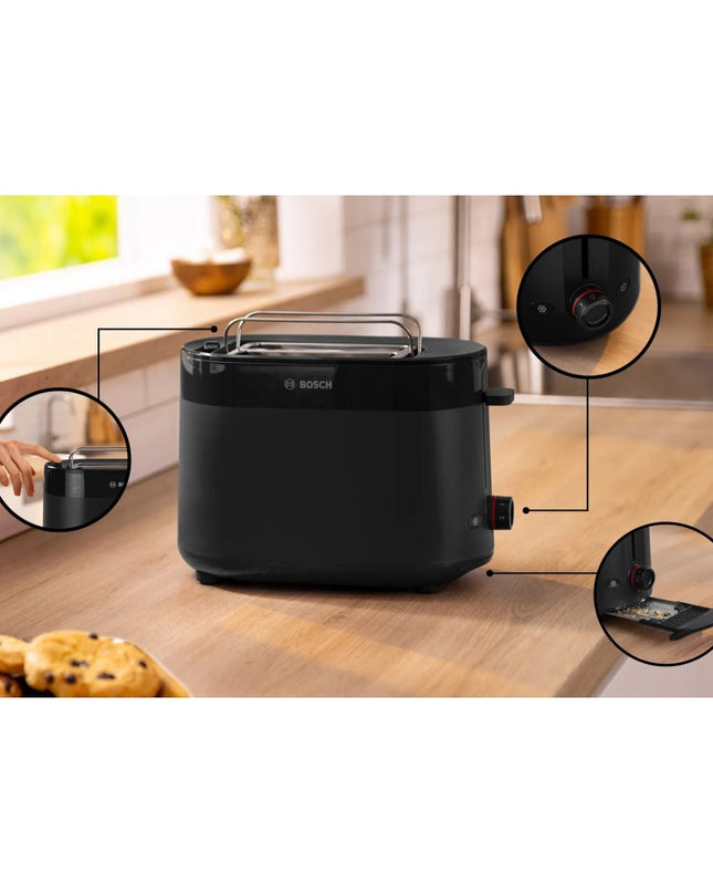 Bosch TAT2M123 MyMoment Broodrooster Zwart