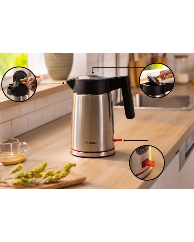 Bosch TWK6M480 MyMoment Waterkoker 1.7L 2400W RVS/Zwart