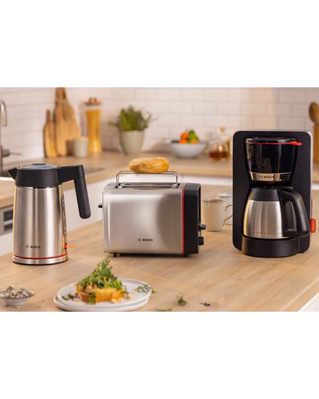 Bosch TWK6M480 MyMoment Waterkoker 1.7L 2400W RVS/Zwart