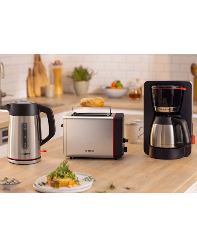 Bosch TWK5M440 MyMoment Waterkoker 1.7L 2400L RVS/Zwart