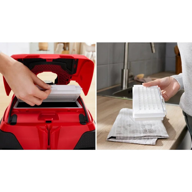 Bosch BGB8PET3A Pro Animal Stofzuiger 650W Rood/Zwart