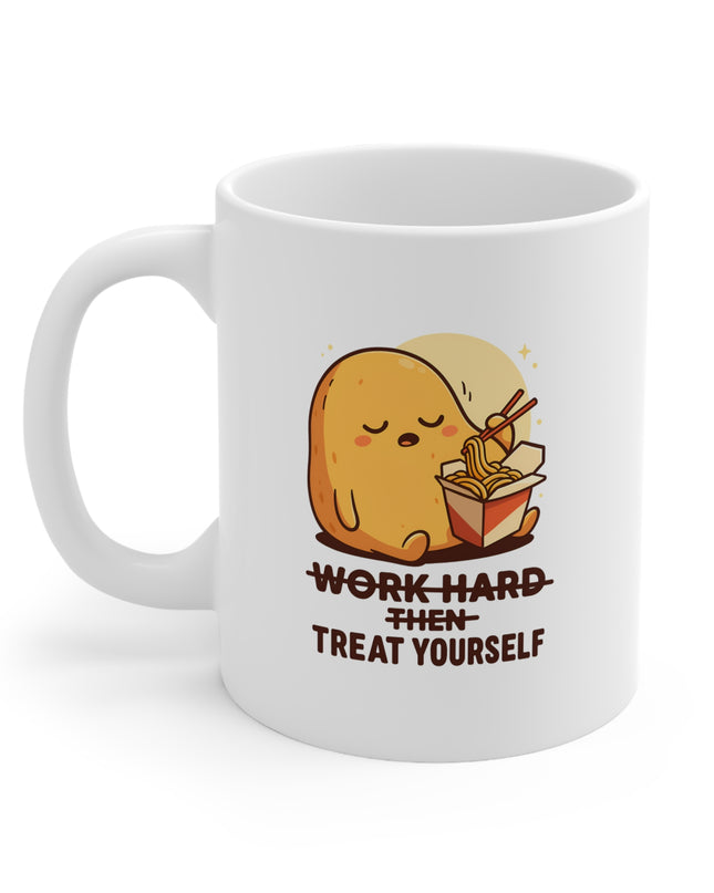 Koffiemok Keramiek - Hard Working Koffiemok