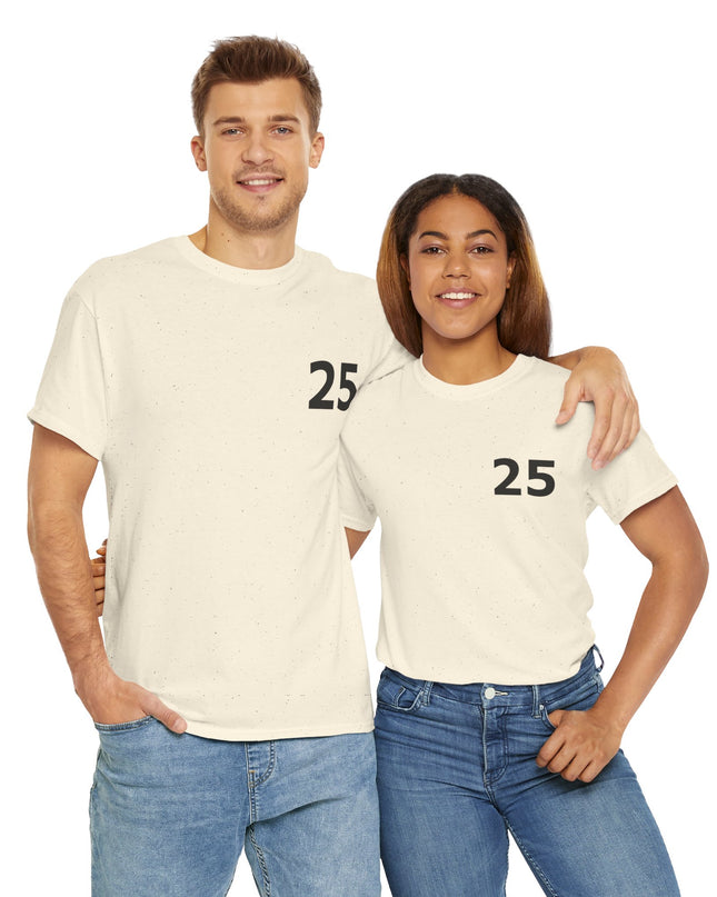 T-Shirt - Number 25 for Casual Wear