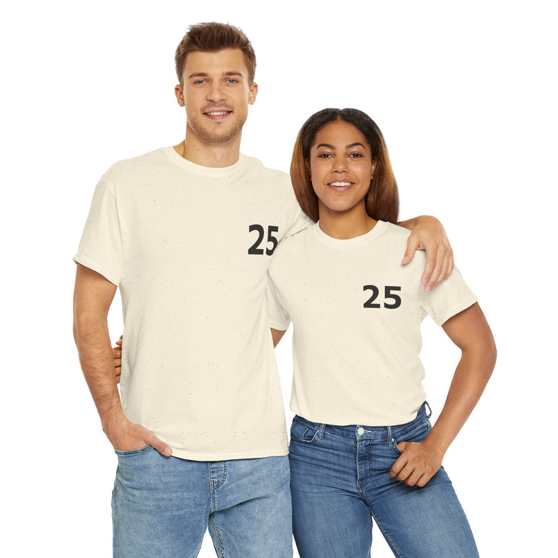 T-Shirt - Number 25 for Casual Wear