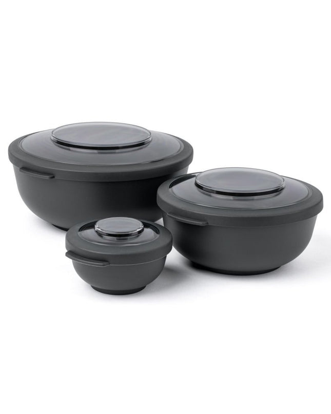 Amuse Tylla Foodbowl 200 + 1000 + 2000 ml Zwart