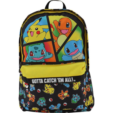 Pok&eacute;mon Rugtas 42x30x18 cm Zwart/Geel
