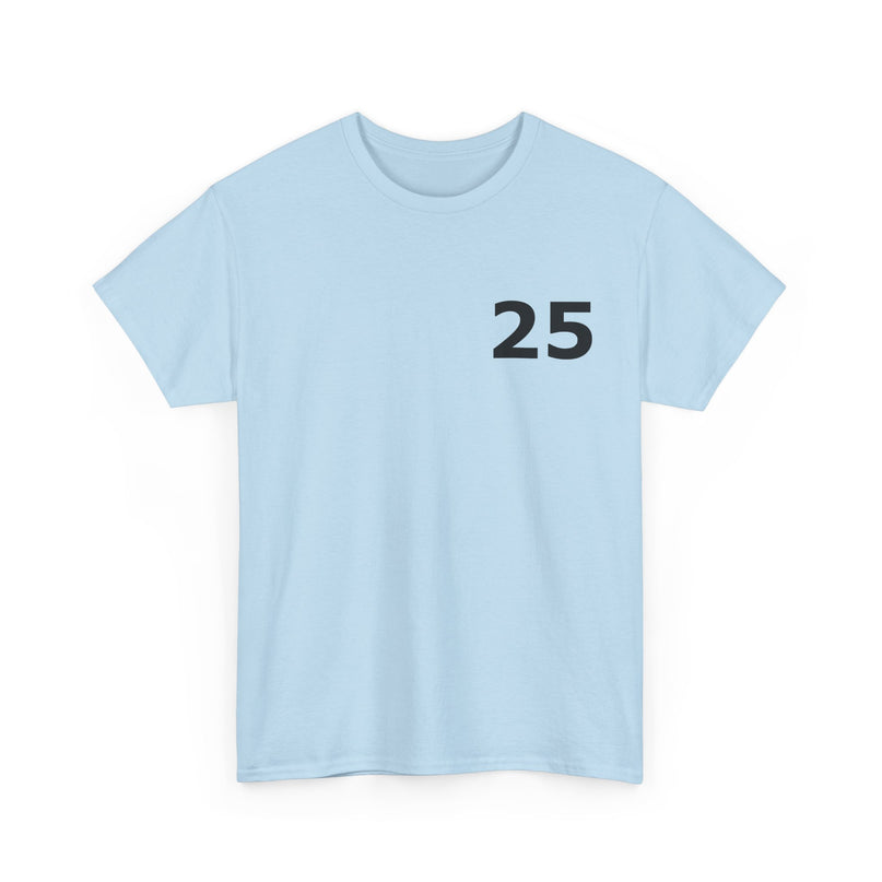 T-Shirt - Number 25 for Casual Wear
