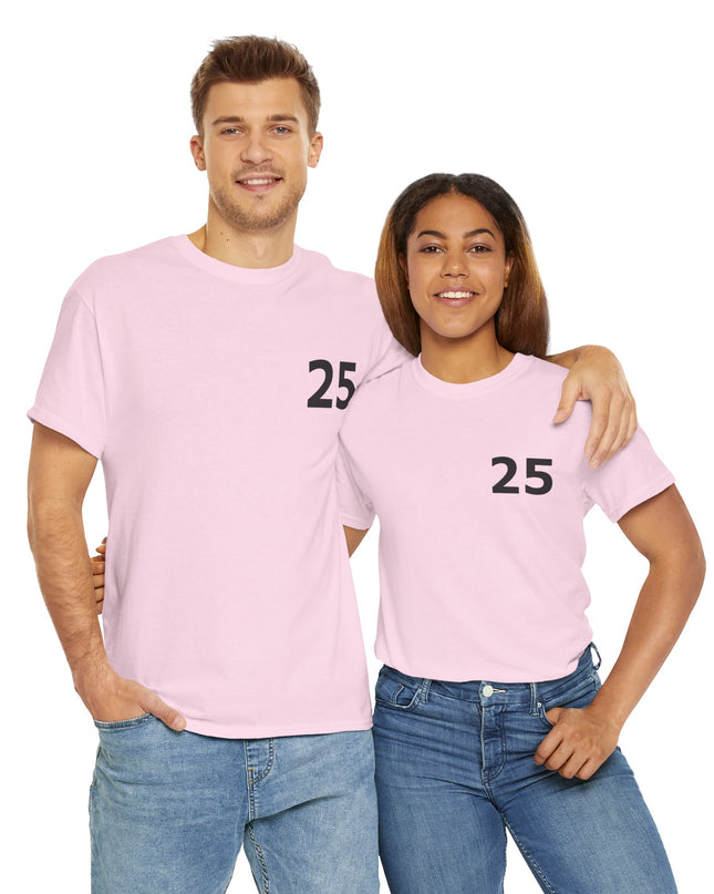 T-Shirt - Number 25 for Casual Wear