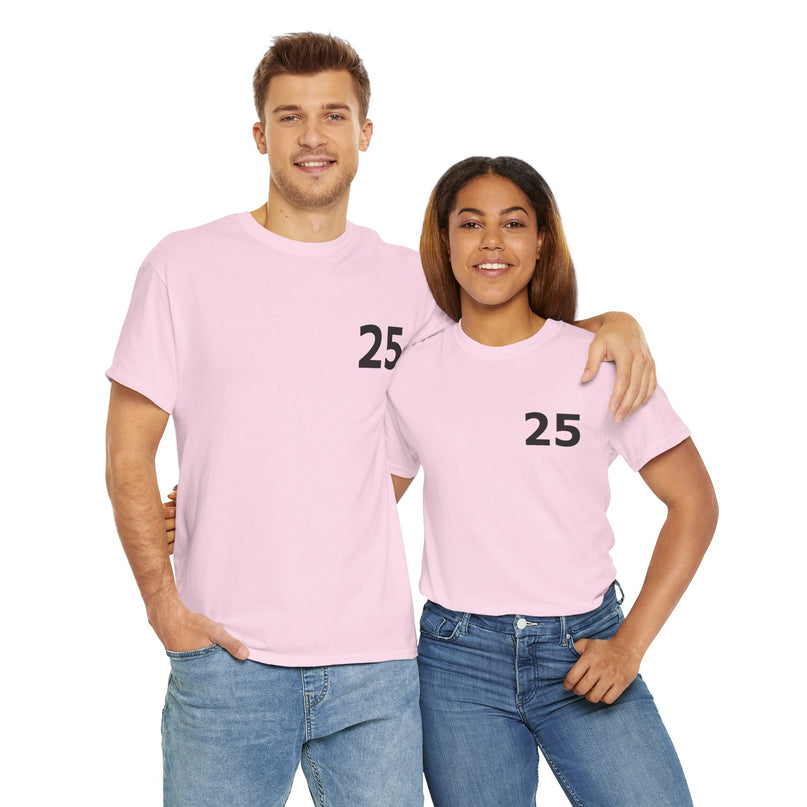 T-Shirt - Number 25 for Casual Wear
