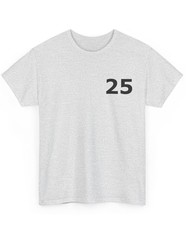 T-Shirt - Number 25 for Casual Wear