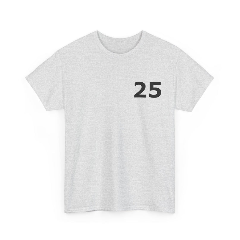 T-Shirt - Number 25 for Casual Wear