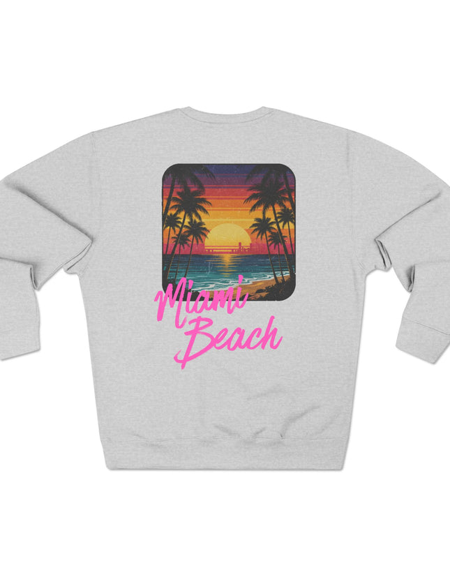 Miami Beach Sweater Grijs Back