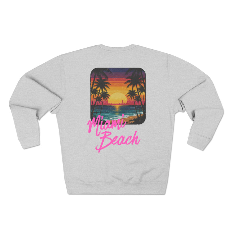 Miami Beach Sweater Grijs Back