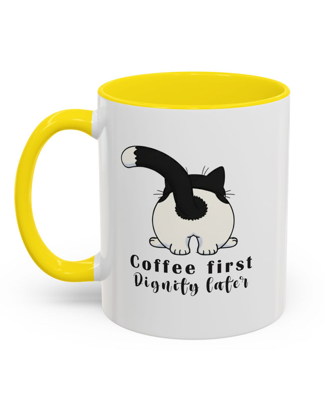 Koffiemok Wit Keramiek – Coffee first