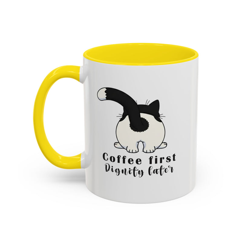 Koffiemok Wit Keramiek – Coffee first