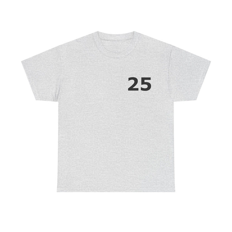 T-Shirt - Number 25 for Casual Wear