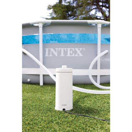 Intex 26638GN Cartridge Filter Pomp C900-900L/u voor Zwembaden tot 3407L Wit