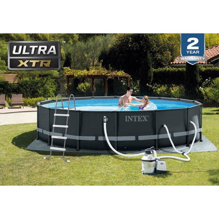 Intex 26326GS Ultra XTR Frame Zwembad 488x122 cm Zwart