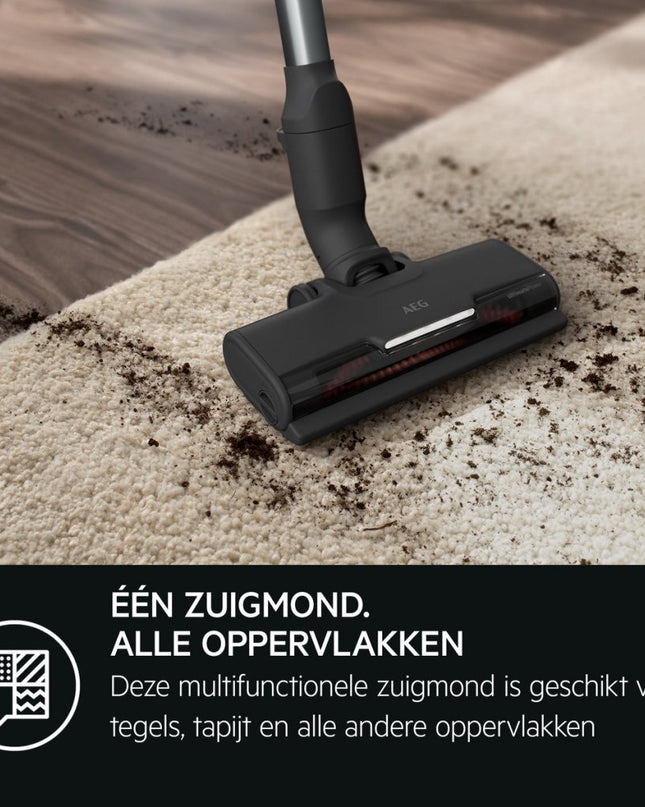 AEG AP71AB14UG Accu Steelstofzuiger Grijs/Zwart