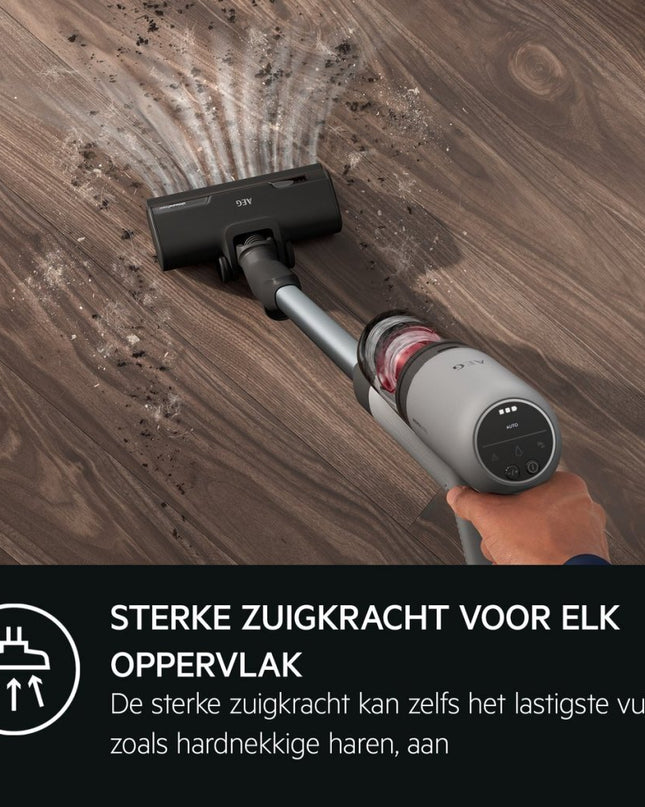 AEG AP71AB14UG Accu Steelstofzuiger Grijs/Zwart