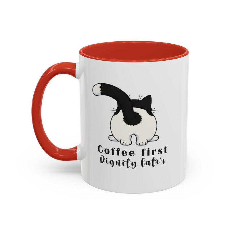 Koffiemok Wit Keramiek – Coffee first