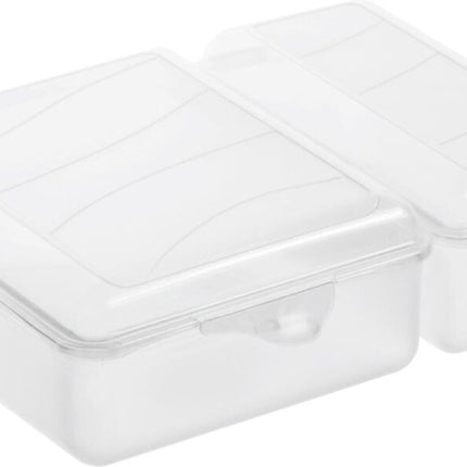Rotho Twin Lunchbox 1,05+0,55L Transparant