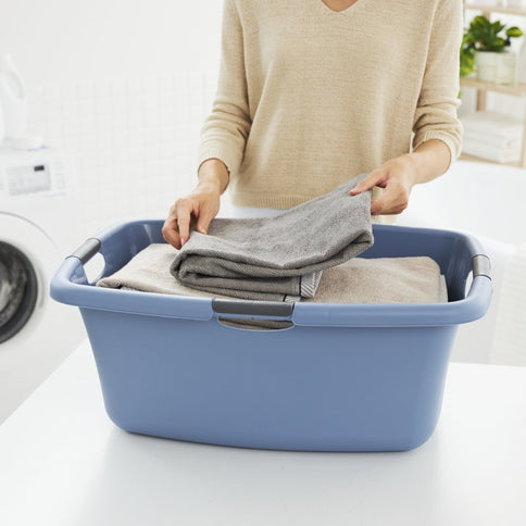 Rotho Flowers Wasmand 50L Horizon Blauw