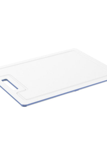 Rotho Caruba Snijplank 34x25x0.9 cm Wit/Horizon Blauw