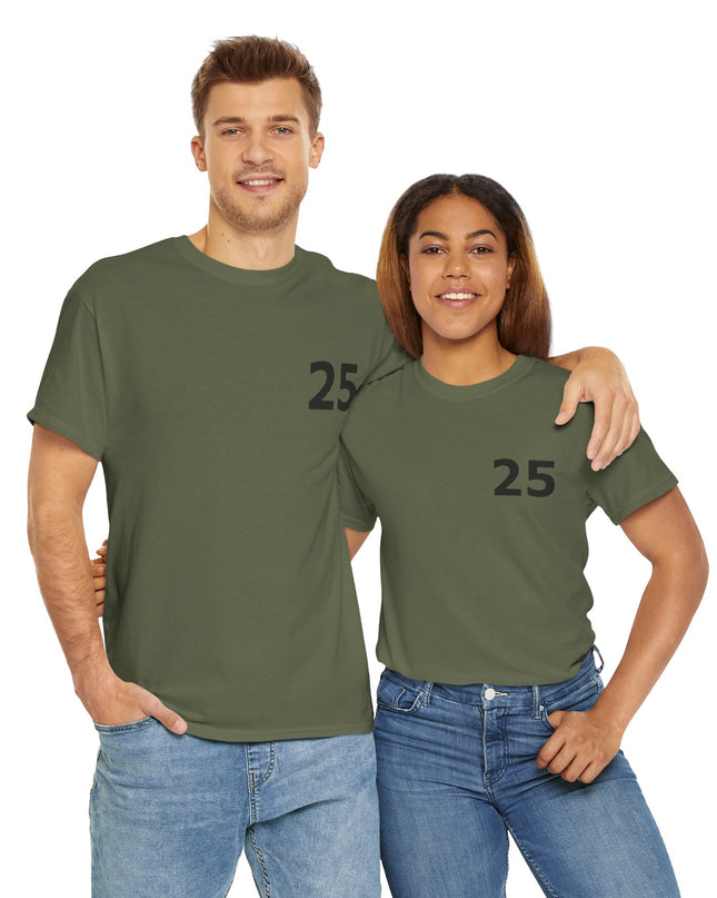 T-Shirt - Number 25 for Casual Wear
