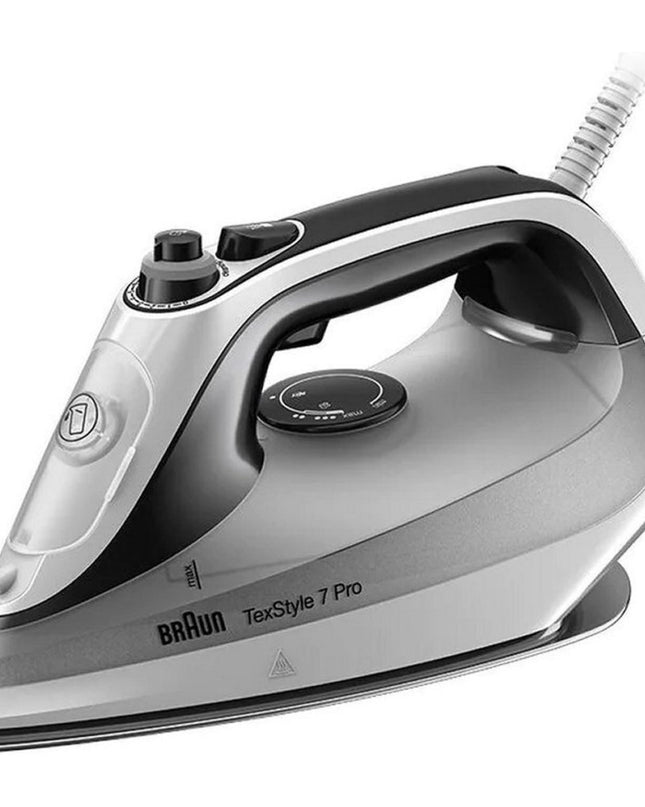 Braun SI7149WB WT/ZW TexStyle7 Pro Stoomstrijkijzer Zwart/Wit