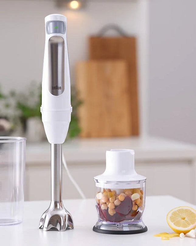 Braun MQ7020 MultiQuick 7 Staafmixer Wit/RVS