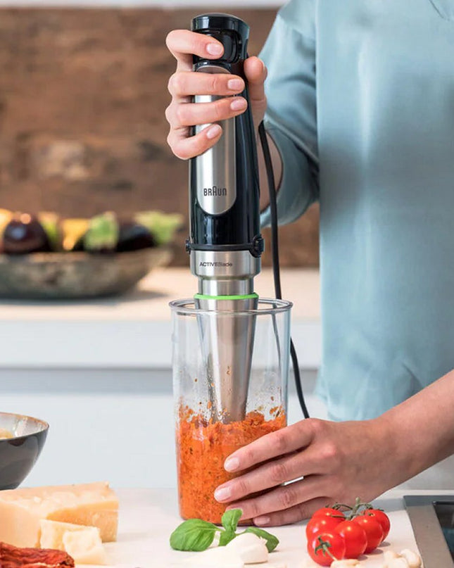 Braun MQ7035XBI MultiQuick 7 Staafmixer Zwart/RVS