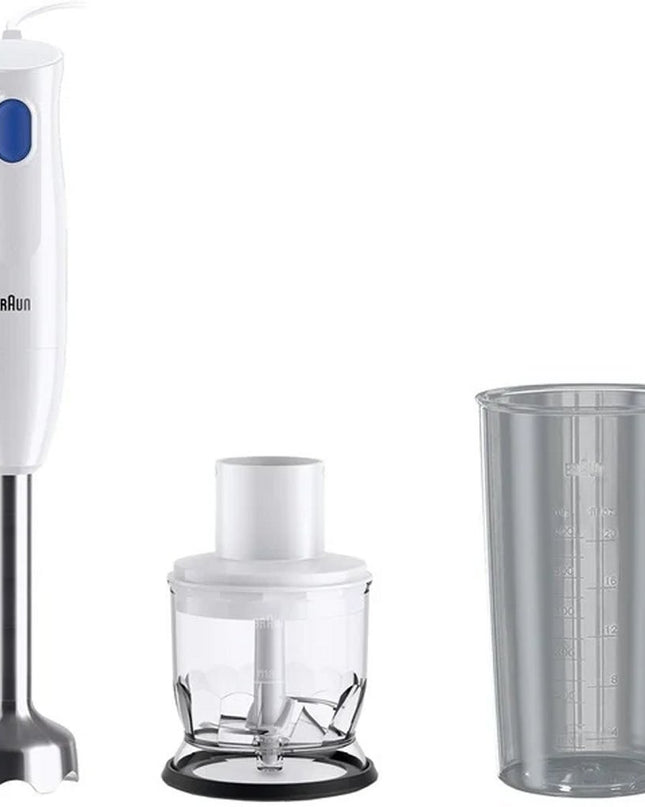 Braun MQ10.201M Staafmixer Wit/RVS