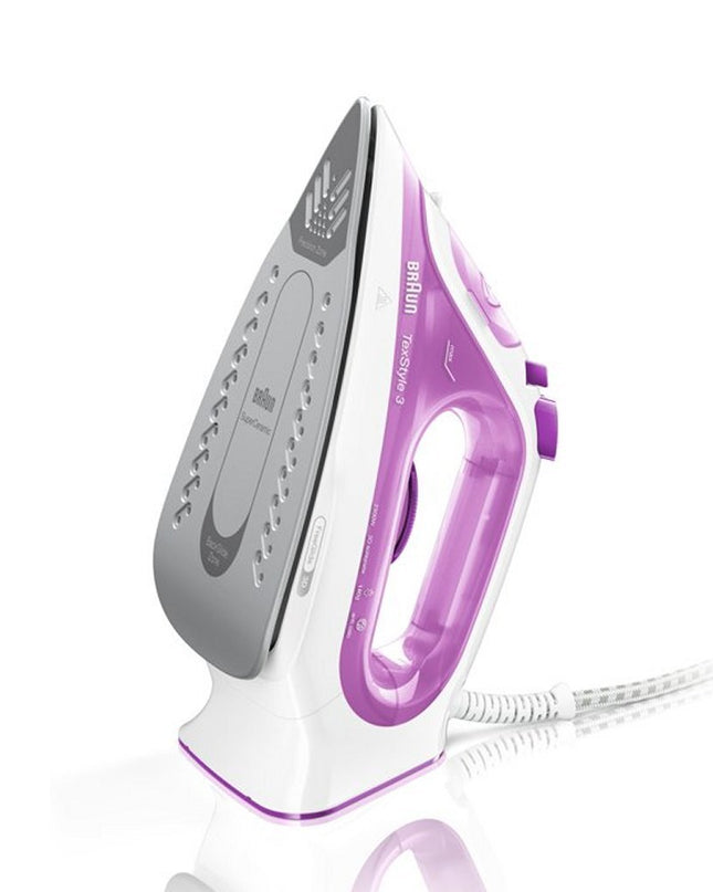 Braun SI3030PU TexStyle3 Stoomstrijkijzer Roze/Wit