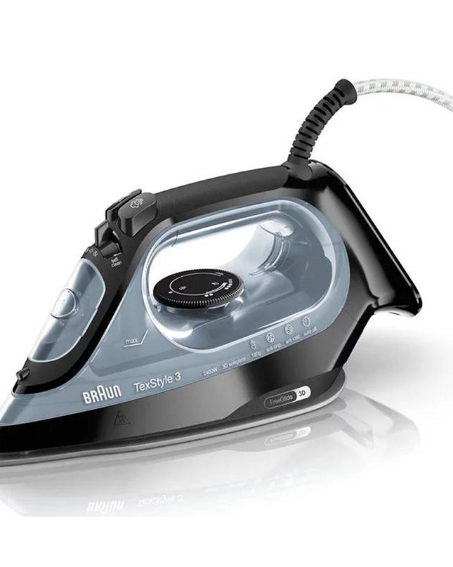 Braun SI3055BK TexStyle3 Stoomstrijkijzer Zwart