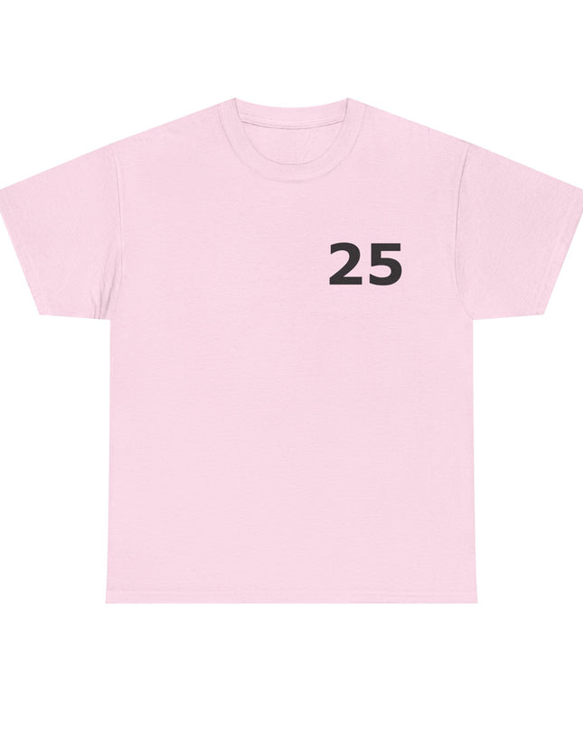 T-Shirt - Number 25 for Casual Wear