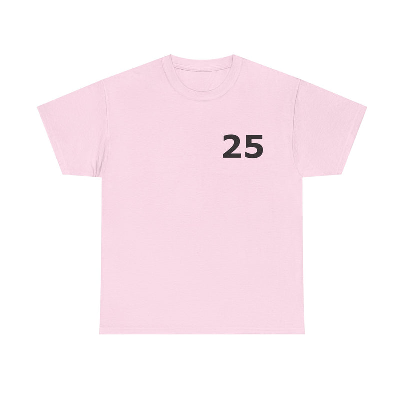 T-Shirt - Number 25 for Casual Wear