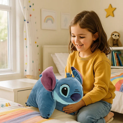 Disney Stitch Knuffelkussen Stitch 45x28 cm Blauw
