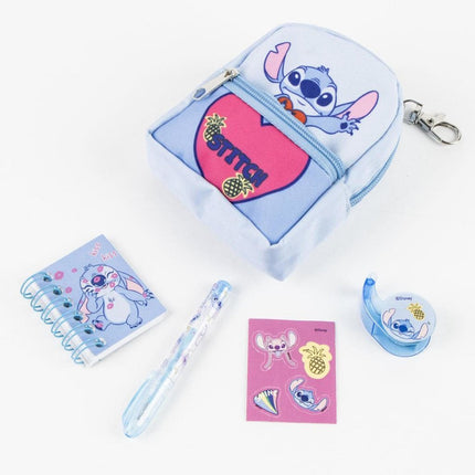 Disney Stitch Mini Rugtas Sleutelhanger Set