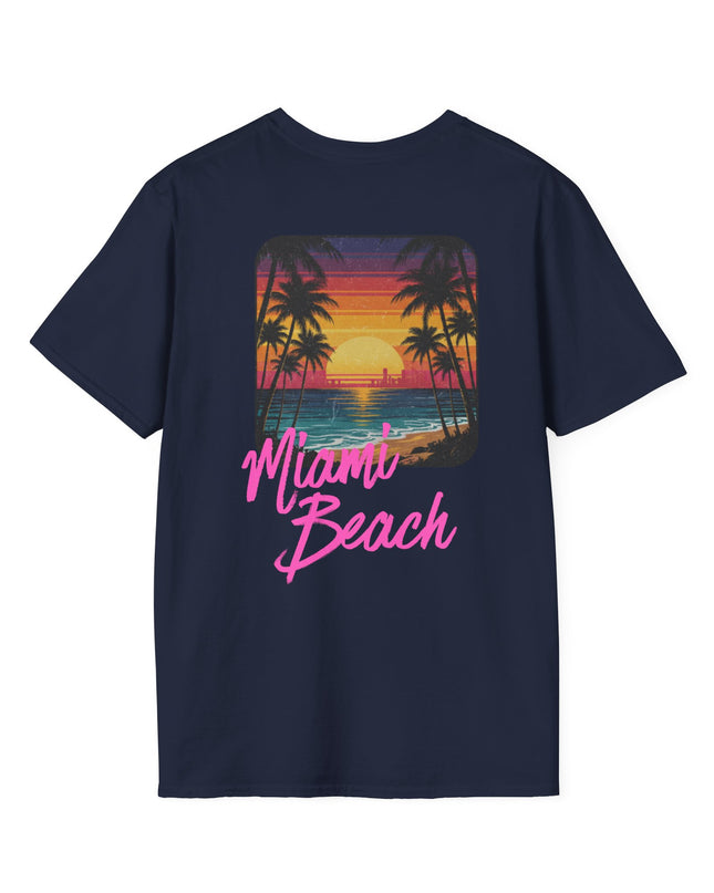 Heren T-shirt - Miami Beach Misocozy