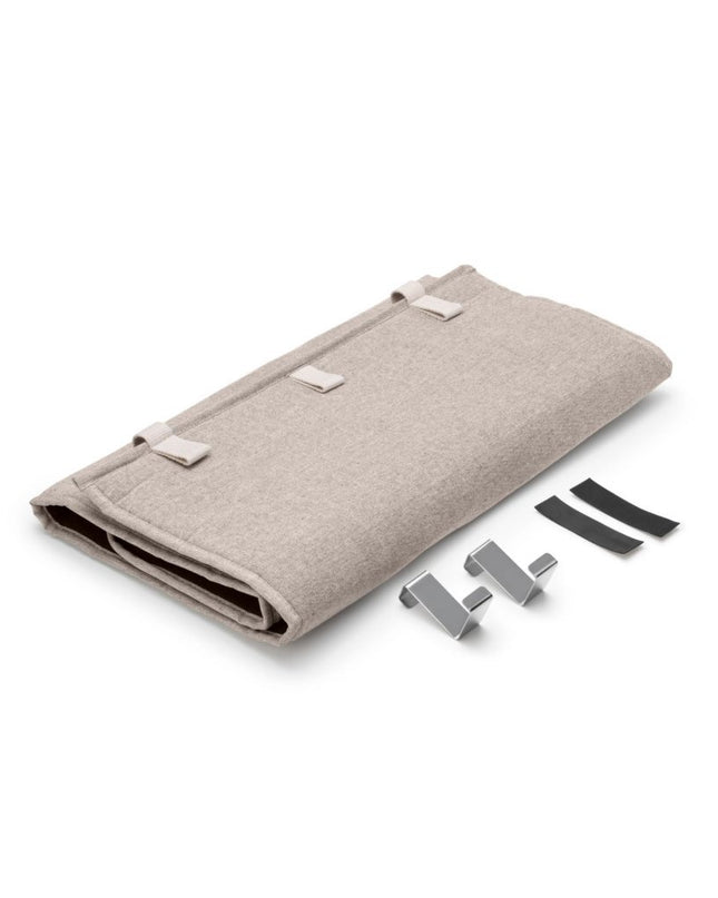 Brabantia Kledingstoomdeken met Deurhaken 50x100 cm Lichtgrijs