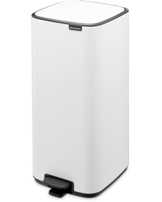 Brabantia Bo Pedaalemmer 30L Wit