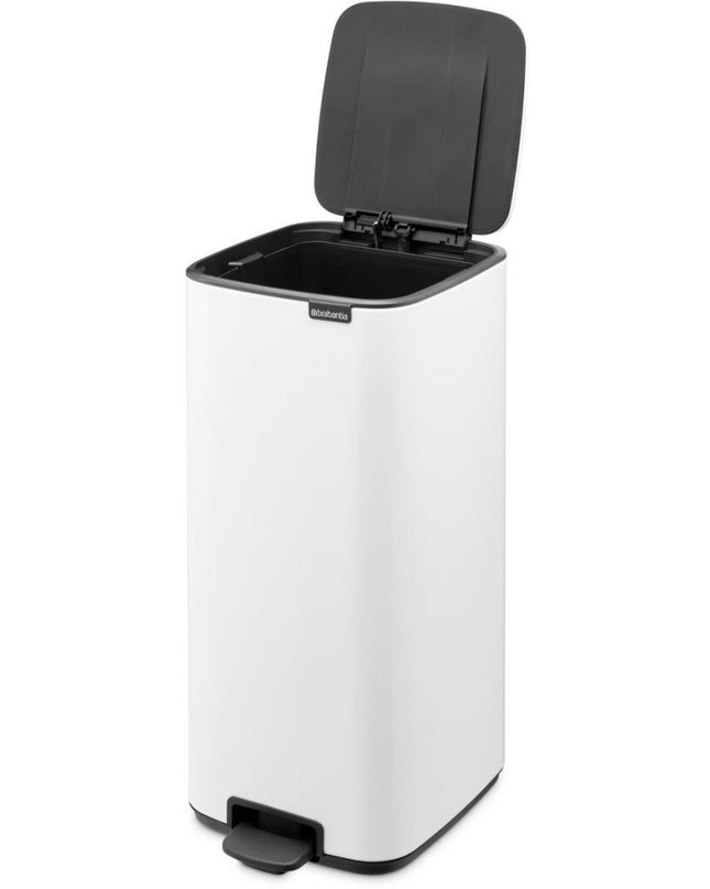 Brabantia Bo Pedaalemmer 30L Wit