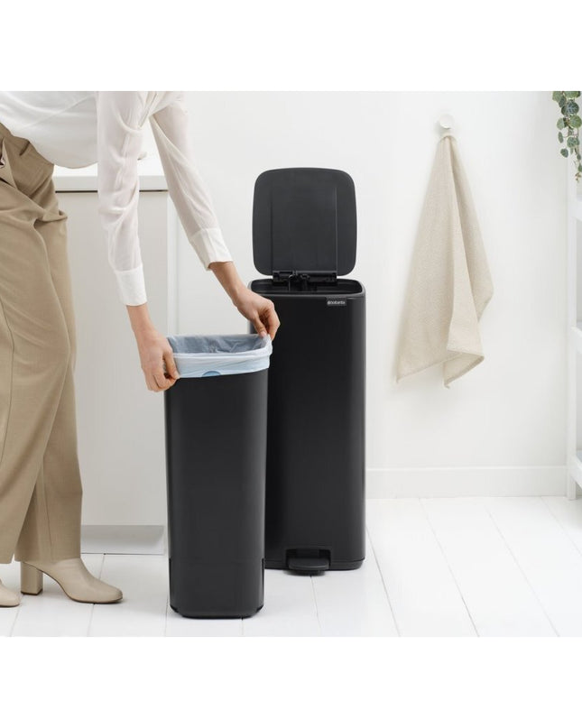 Brabantia Bo Pedaalemmer 30L Matt Zwart