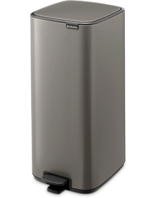 Brabantia Bo Pedaalemmer 30L Platinum